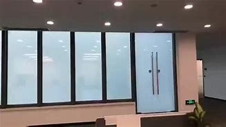 평평한 PDLC 절체 가능한 스마트 유리 전기 착색 글래스 막