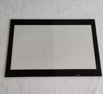 Ultra clear tempered glass, AR coating optical glass with white silk screen printing frame